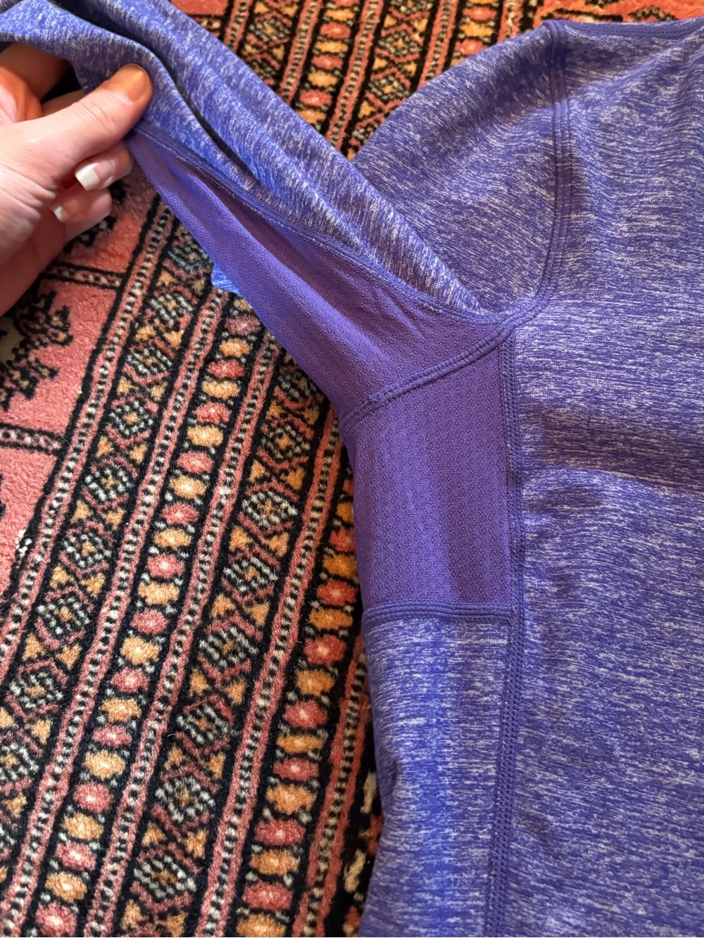 Lululemon Vintage Run Dash Long Sleeve - Picture 4 of 9